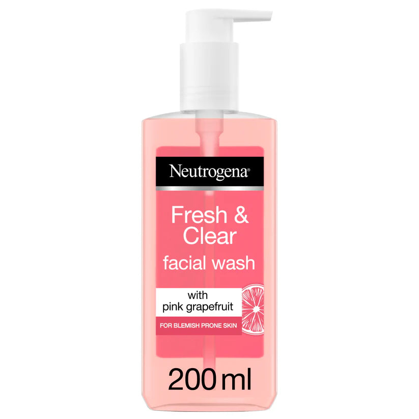 Neutrogena Refreshingly Clear Pink Grapefruit Facial Wash Pump