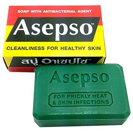 Asepso Soap with Antibacterial Agent 80 Grams