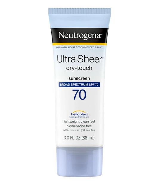 Neutrogena Ultra Sheer Dry Touch Sunscreen Spf70 88Ml