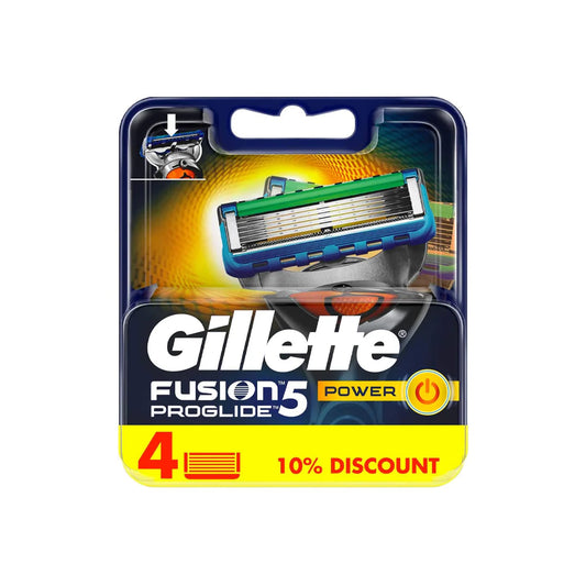 GILLETTE FUSION PROGLIDE POWER 4'S