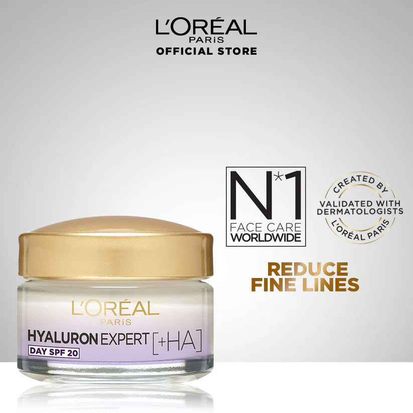 L'Oreal Paris Hyaluron Expert Replumping Moisturizing Day Cream Spf 20 50 Ml