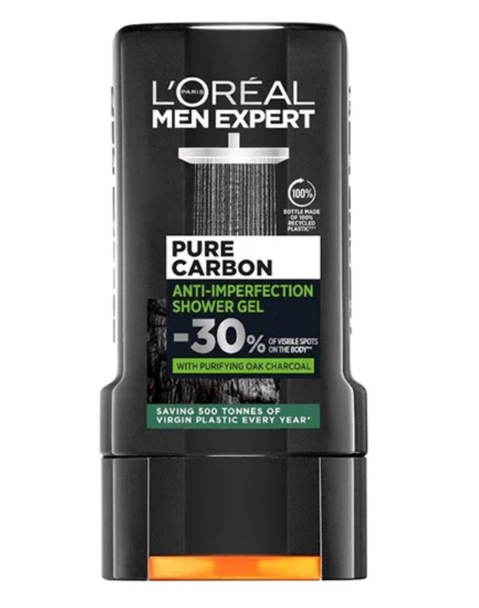 L'Oreal Men Expert Shower Gel Pure Carbon Anti-Imperfection 300Ml