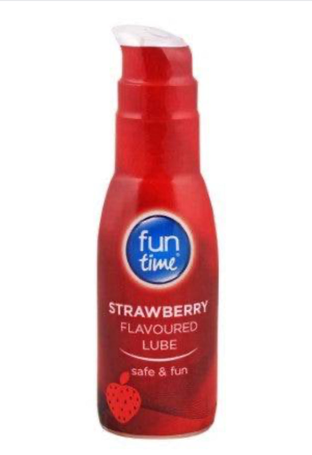 Fun Time Lube Strawberry Flavoured Lube 75Ml