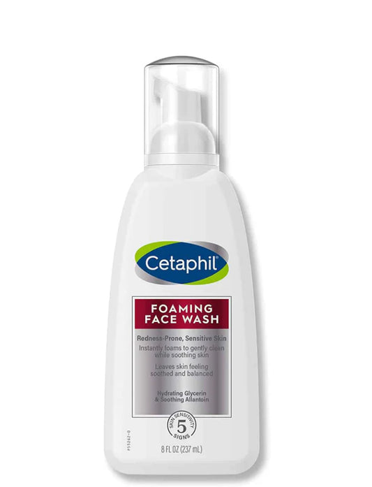 Cetaphil Gentle Foaming Face Wash Redness-Prone Skin 8Oz/237Ml