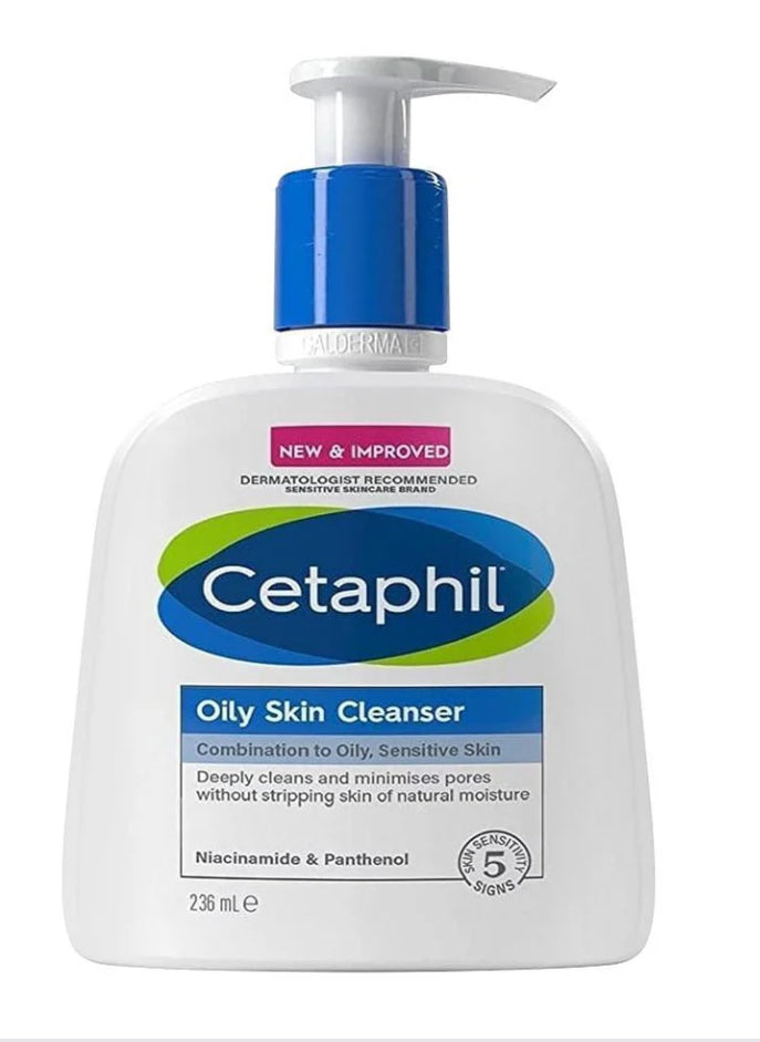 Cetaphil Oily Skin Cleanser Combination To Oily, Sensitive Skin 236Ml