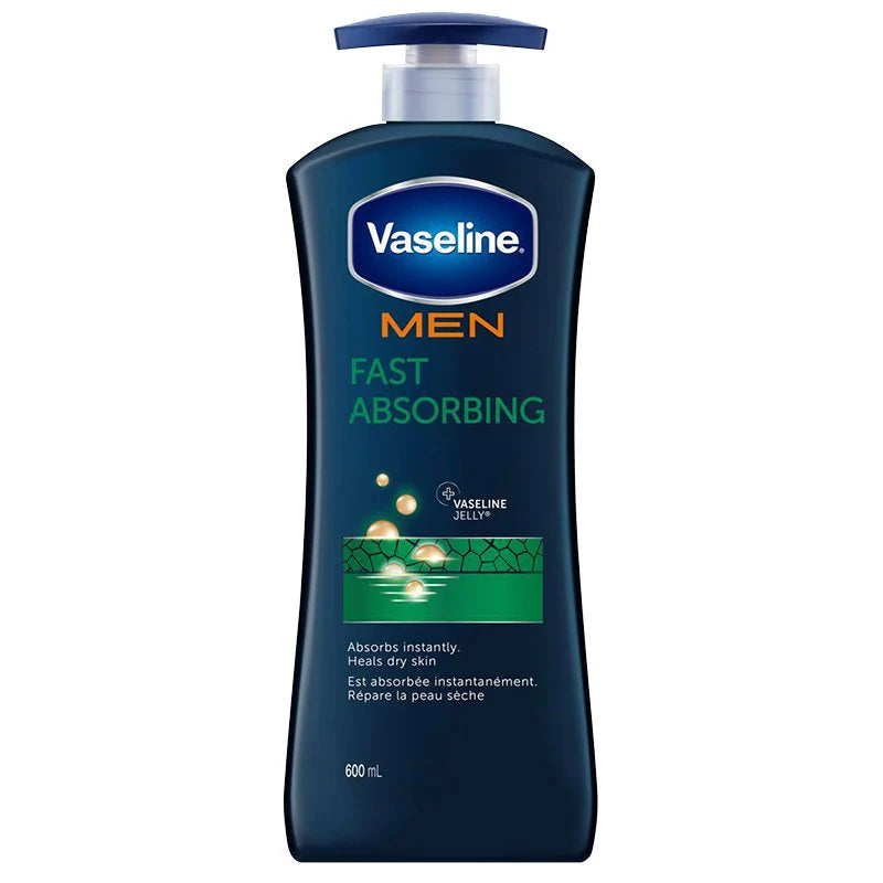 Vaseline Body Lotion Men Fast Absorbing 20.3Oz/600Ml (Usa)