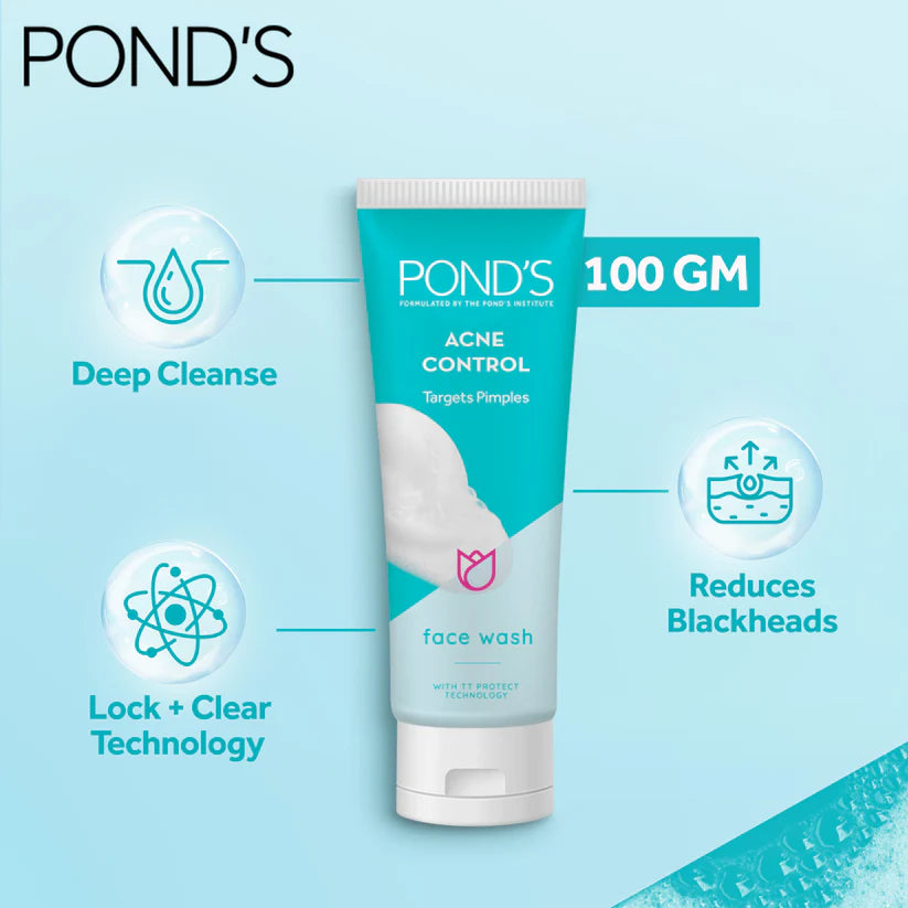 Ponds Acne Control Face Wash - 100G