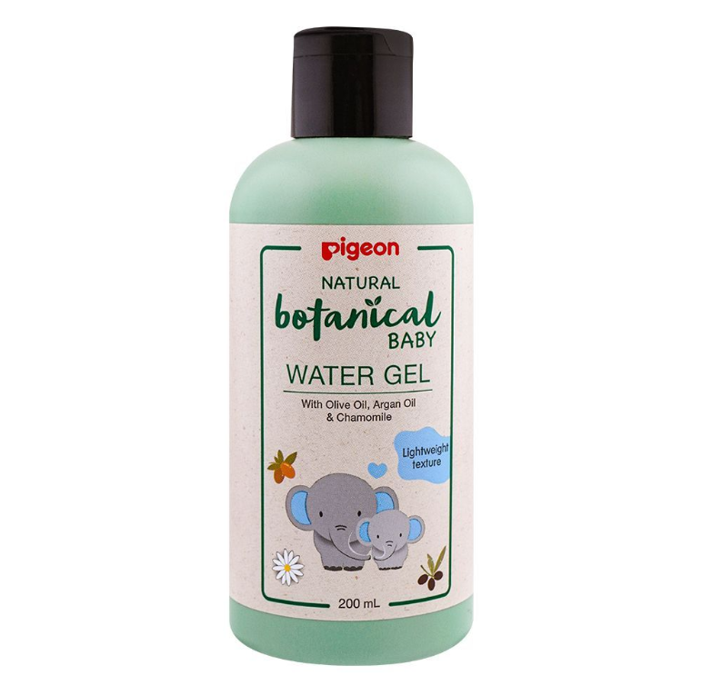 Pigeon Natural Botanical Olive Oil, Argan Oil & Chamomile Baby Water Gel, 200ml