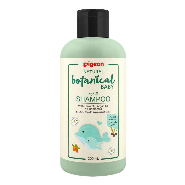 Pigeon Natural Botanical Olive Oil, Argan Oil & Camomile Baby Shampoo, 200ml