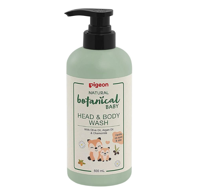 Pigeon Natural Botanical Baby Head & Body Wash, 500ml, I78410