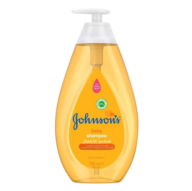 Johnson's As Gentle To Eye As Pure Water 0% Alcohol Baby Shampoo, UAE, 750ml