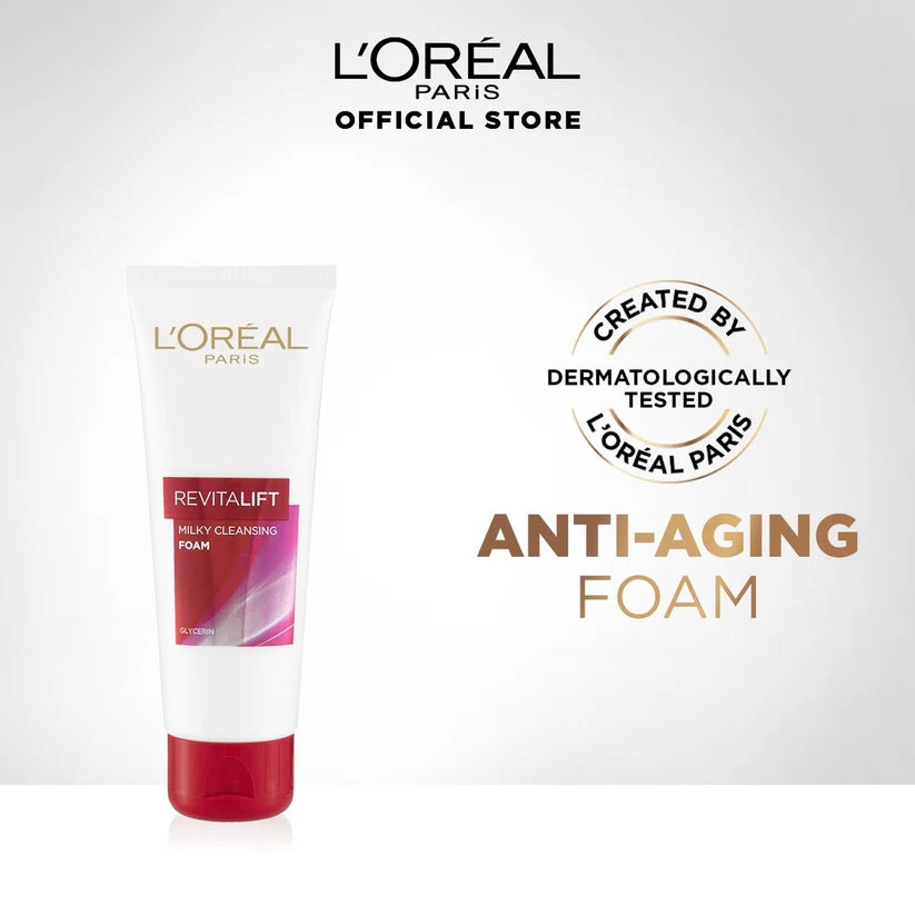 L'Oreal Paris Revitalift Milky Cleansing Foam Gel 100Ml