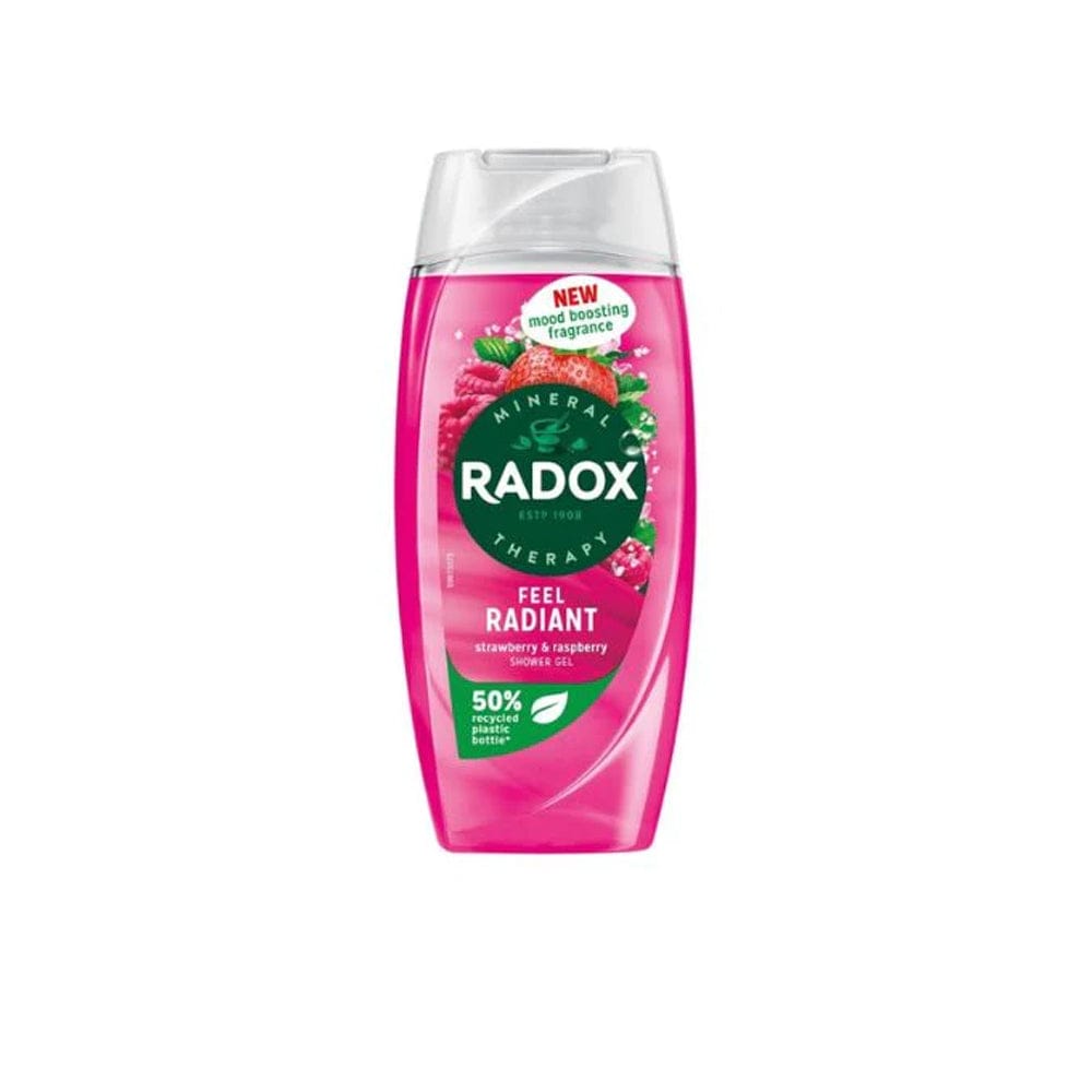 Radox Feel Radiant Shower Gel Strawberry & Raspberry Body Wash 225ml