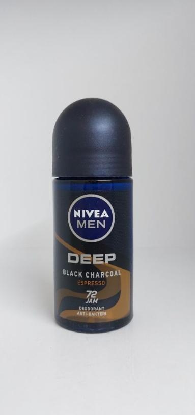 NIVEA MEN DEEP BLACK CHARCOAL ESPRESSO ROLL ON 50ML