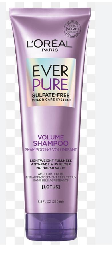 L'Oréal Paris Ever Pure Sulfate Free Volume Shampoo with Lotus, 250ML