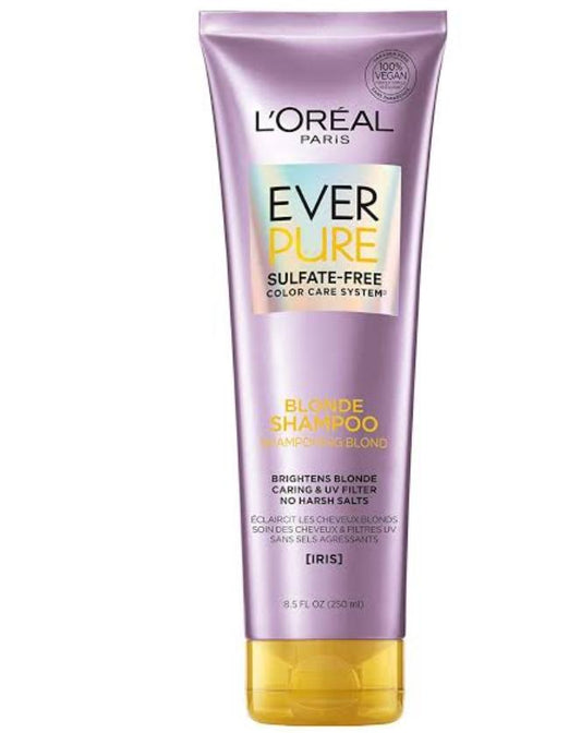 L'Oreal Paris Hair Care EverPure Blonde Sulfate Free Shampoo 250ML