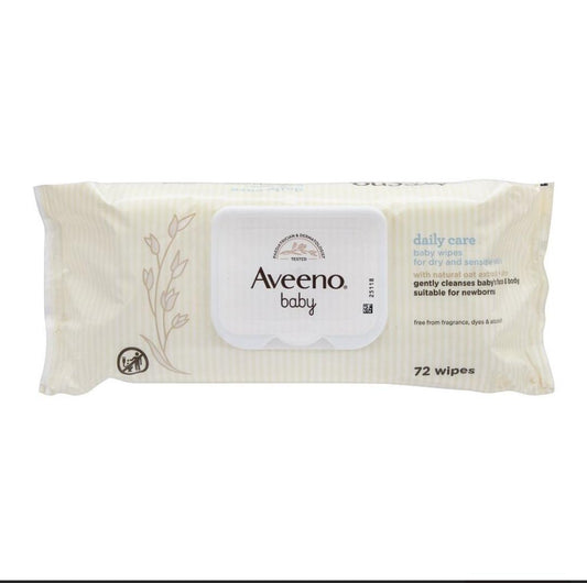 Aveeno Baby Daily Care Baby Wipes 72