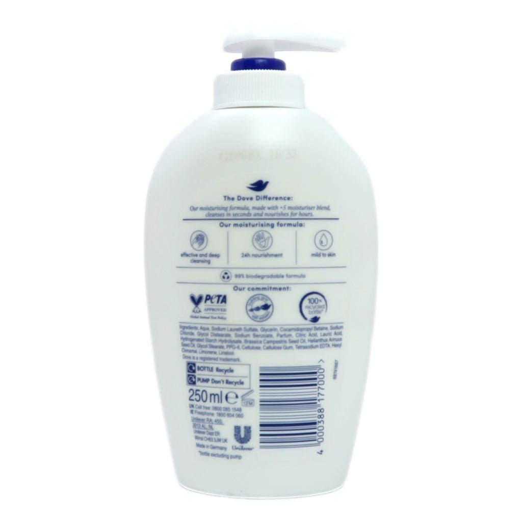 Dove Liquid Hand Wash 250ml Regular with Pump