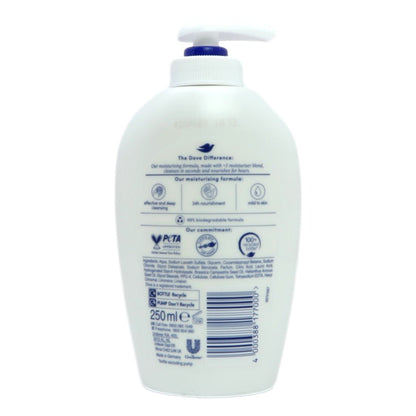 Dove Liquid Hand Wash 250ml Regular with Pump