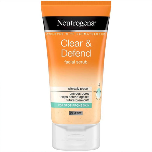 Neutrogena Clear Defend Facial Scrub 150 Ml