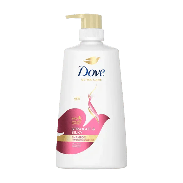 DOVE STRAIGHT AND SILKY SHAMPOO 680ML