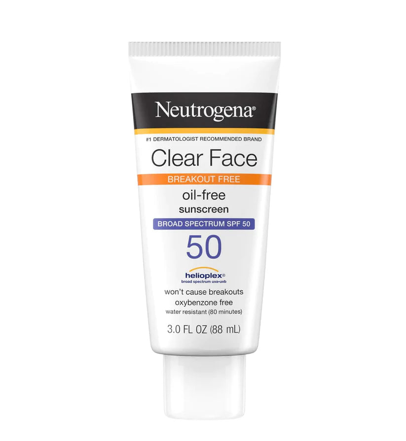 Neutrogena Clear Face Breakout Free Sunscreen Spf 50 88Ml