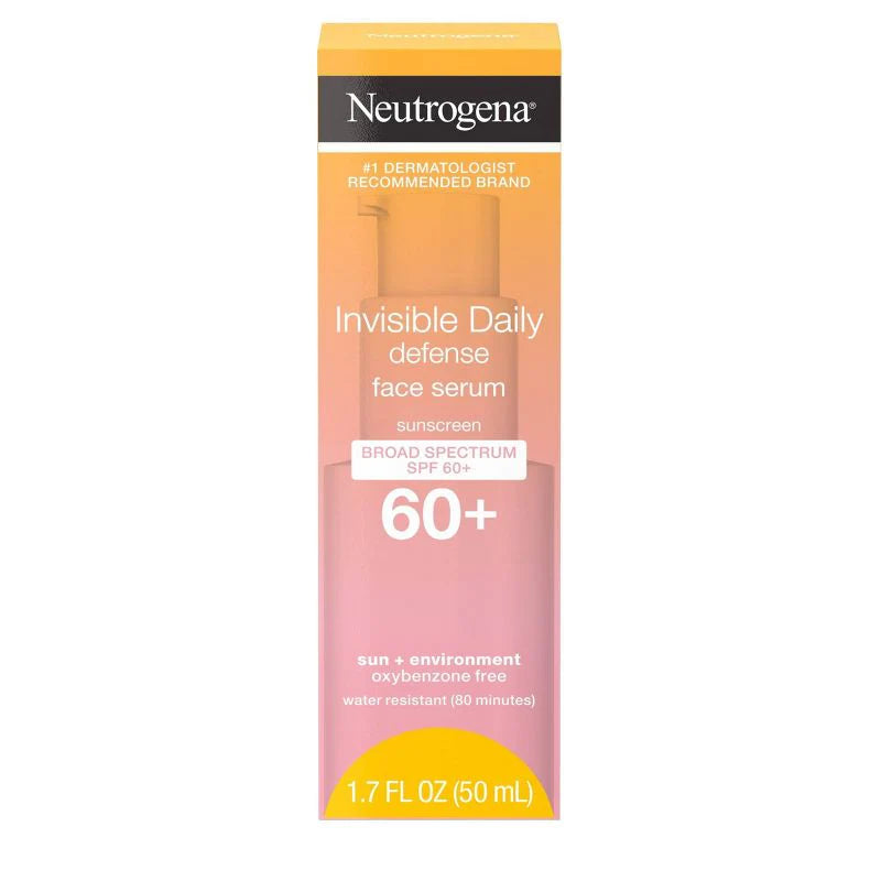 Neutrogena Invisible Daily Defense Sunscreen Face Serum - Spf 60 - 1.7 Fl Oz