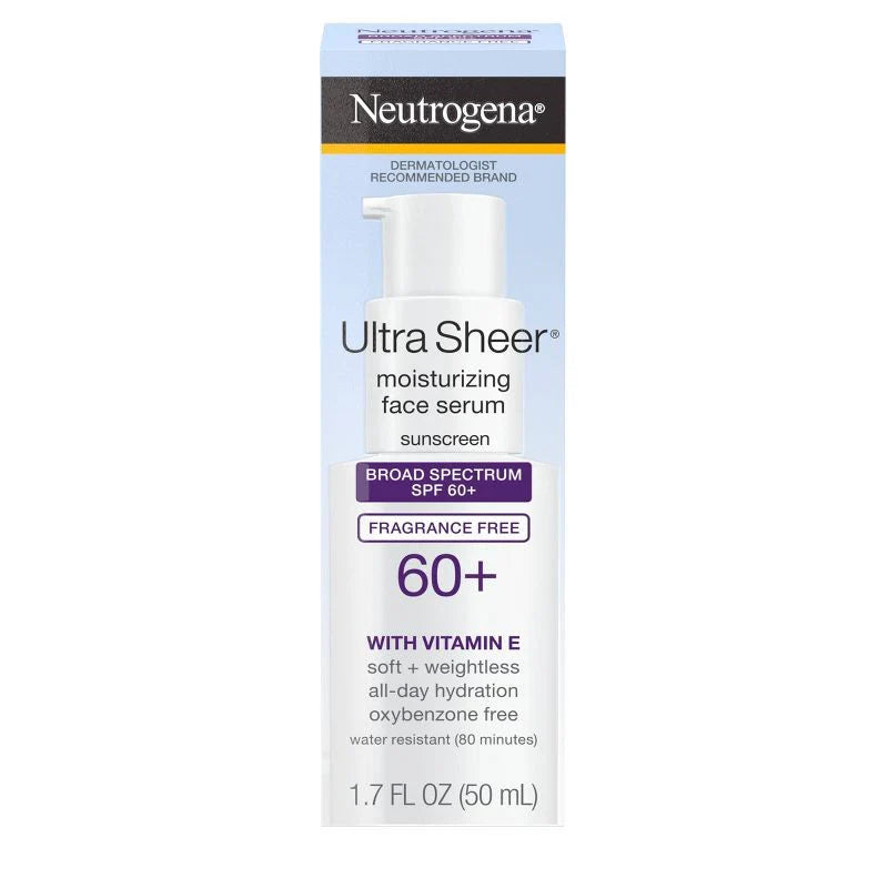 Neutrogena Ultra Sheer Moisturizing Face Serum Sunscreen - Spf 60+50Ml