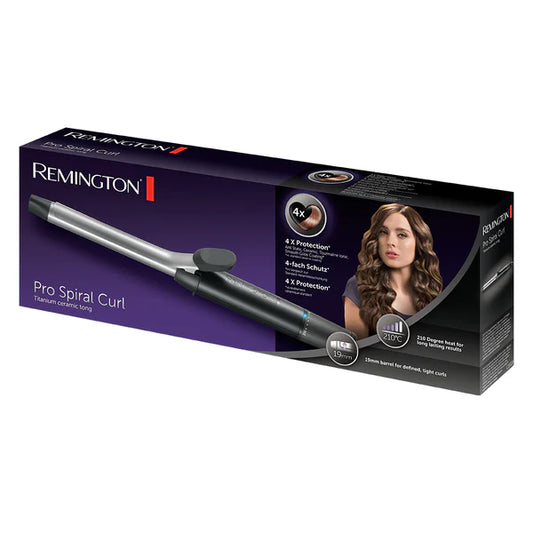 Remington Pro Spiral Curl Titanium Ceramic Tong, Ci5519