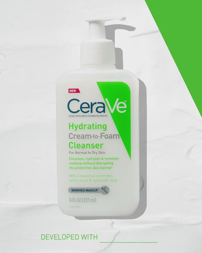 Cerave Hydrating Cleanser Normal To Dry Skin 8Oz/236Ml