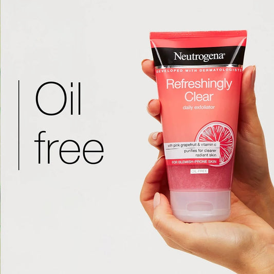 Neutrogena Refreshingly Clear Oil Free Daily Exfoliator 150M