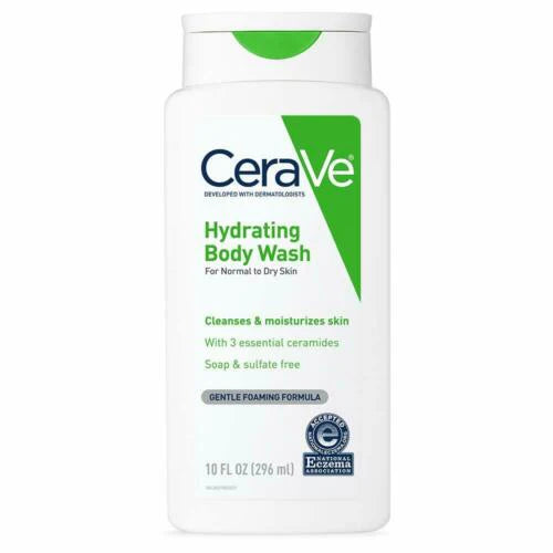 Cerave Hydrating Body Wash For Normal To Dry Skin 296Ml