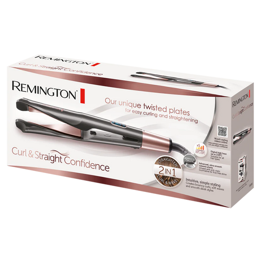 Remington 2 In 1 Curl & Wave Hair Straightener - S6606